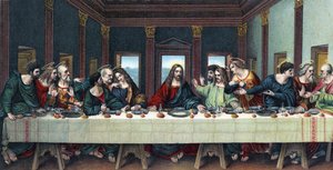 La Cène - Nouveau Testament - Leonardo da after Vinci